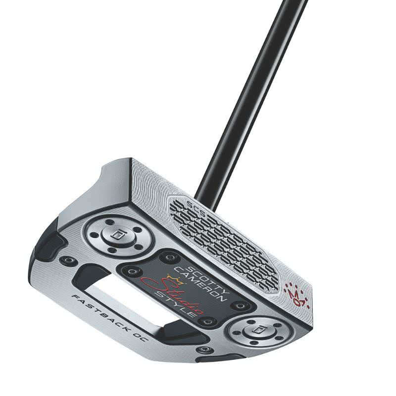 Studio Crafted Made To Play Matador Poignées de putter de taille moyenne ( noir/rouge