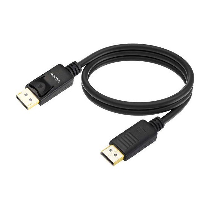 Vision DisplayPort 1.4 Cable 2 m – 8K 60 Hz, Black