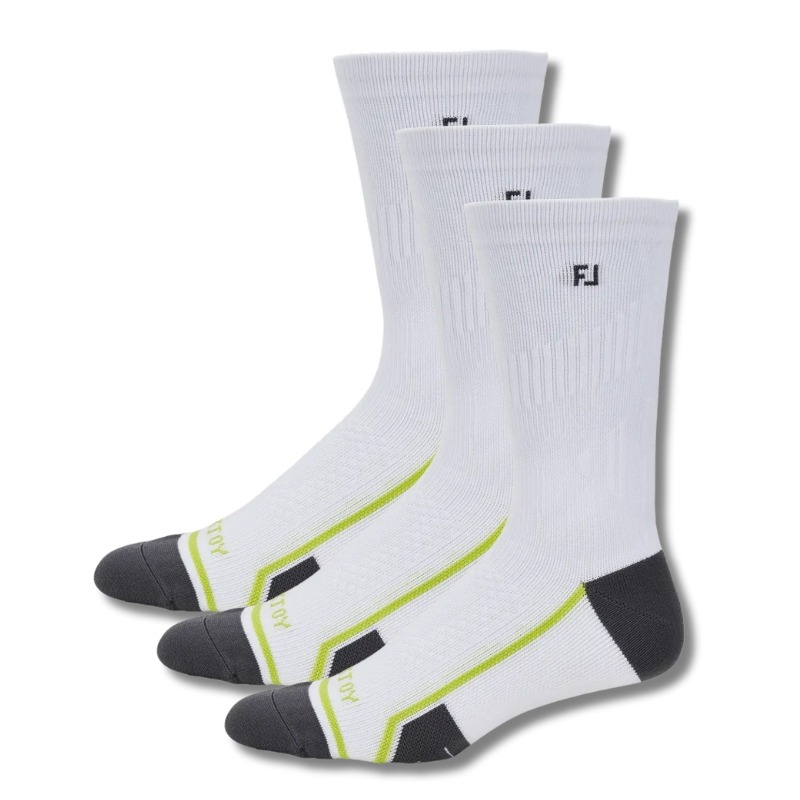 FootJoy TechDRY Crew - Men's White