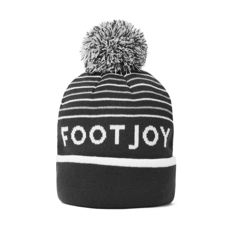 FootJoy Striped Bobble - Charcoal/Grey/White