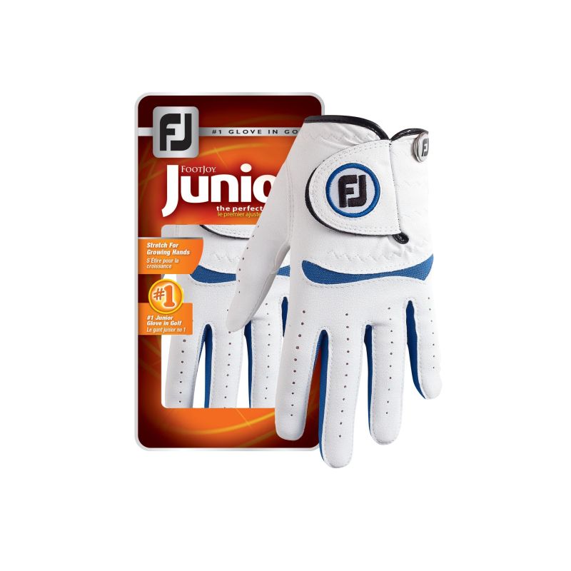 Footjoy Junior Glove - White/Cobalt