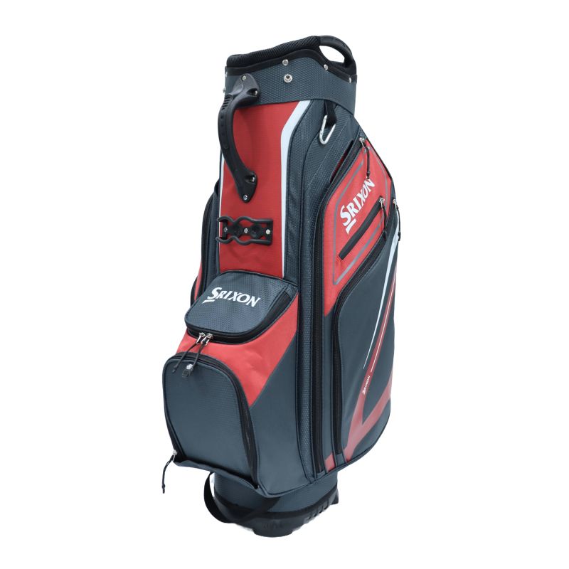 Srixon Friday Cart Bag - Charcoal/Red