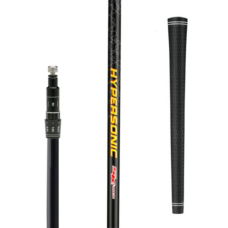 Replacement shaft for Mizuno GT180 Driver Stiff Flex (Golf Shafts) - Incl. Adapter, shaft, grip
