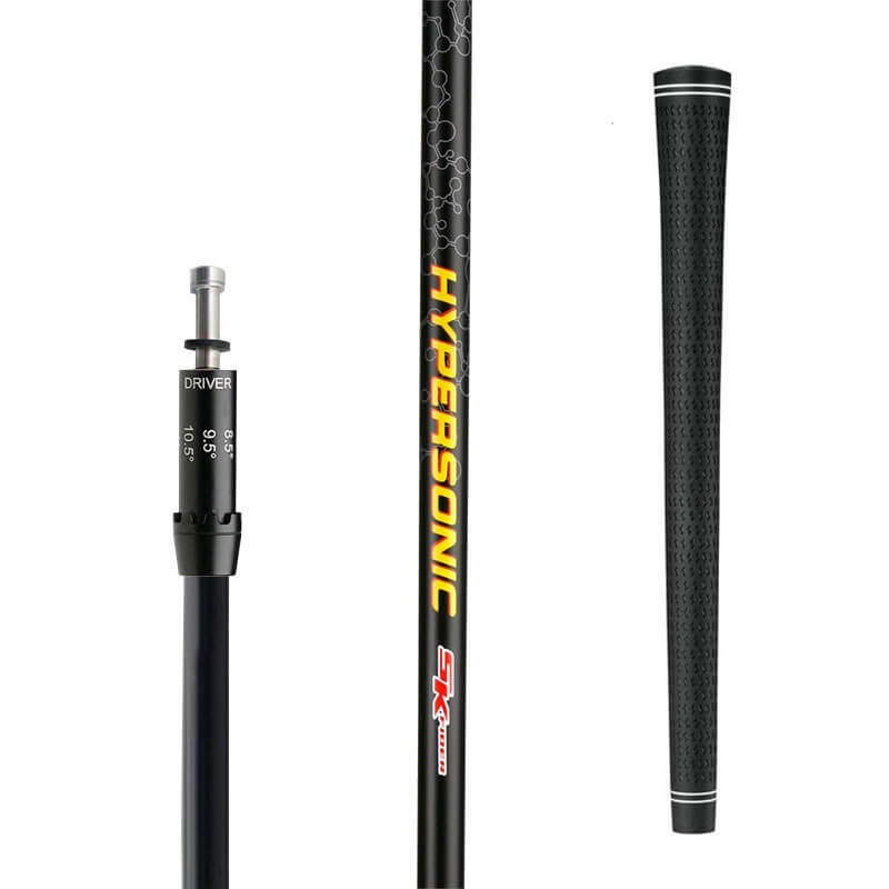 Replacement shaft for Cobra King F7+/F8 + Driver Stiff Flex (Golf Shafts) - Incl. Adapter, shaft, grip