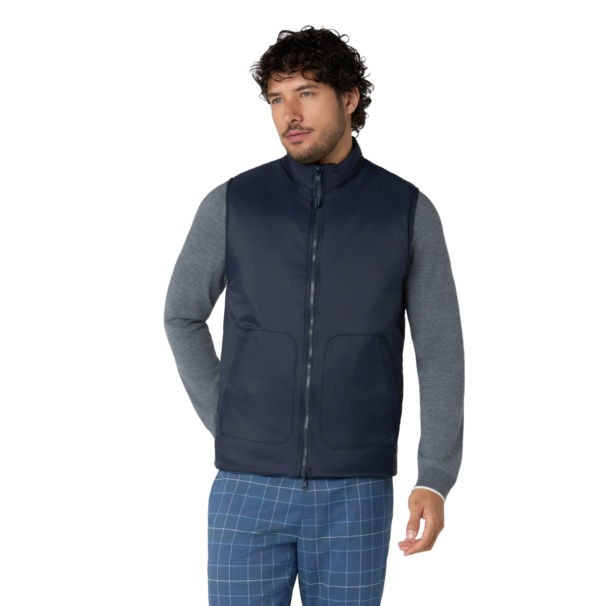 Original Penguin 90'S Reversible Blocked Vest