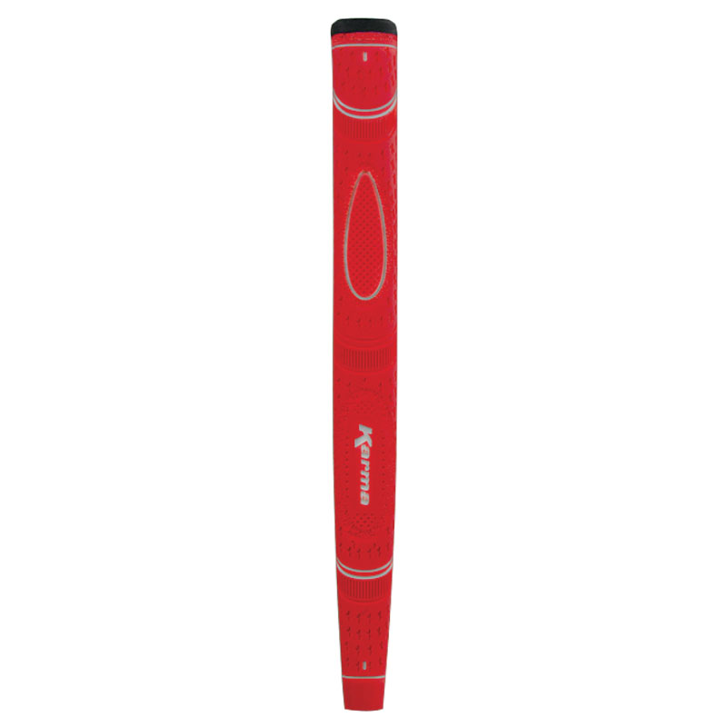Karma Dual Touch Midsize Red Paddle Putter Grips de Golf