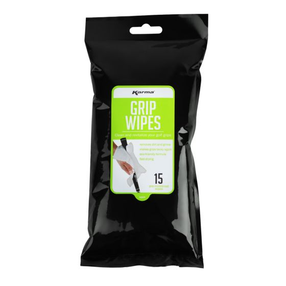 Karma Golf Grip Cleaning Wipes 15 Pack
