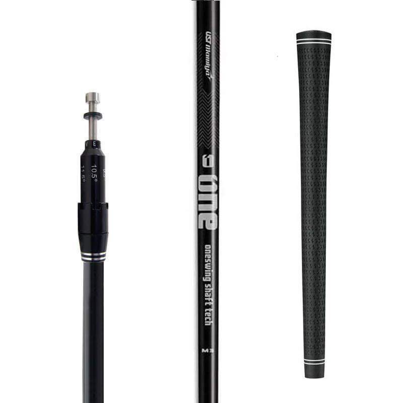 Replacement shaft for Cobra Amp Cell Driver Stiff Flex (Golf Shafts) - Incl. Adapter, shaft, grip