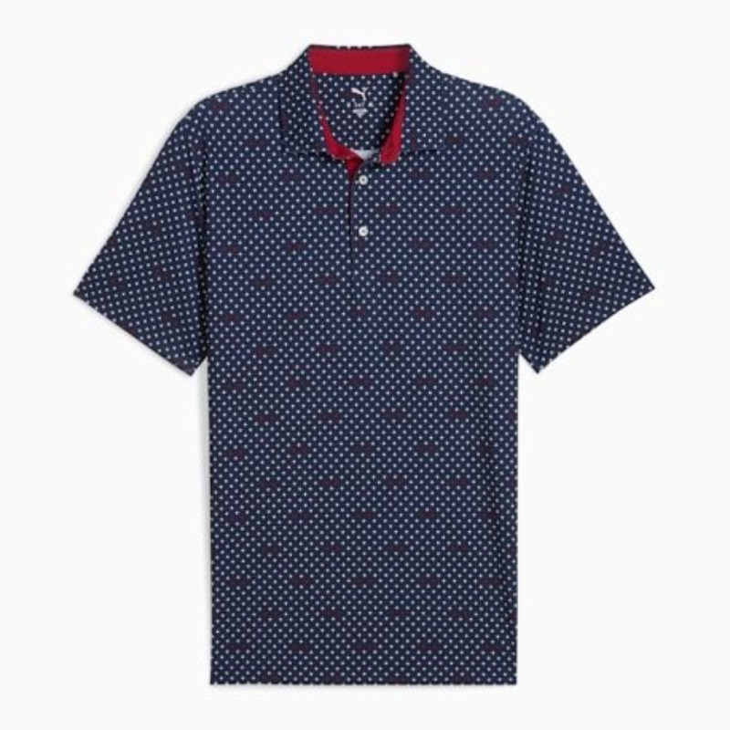 Puma MATTR Burgh Polo - Deep Navy/White Glow